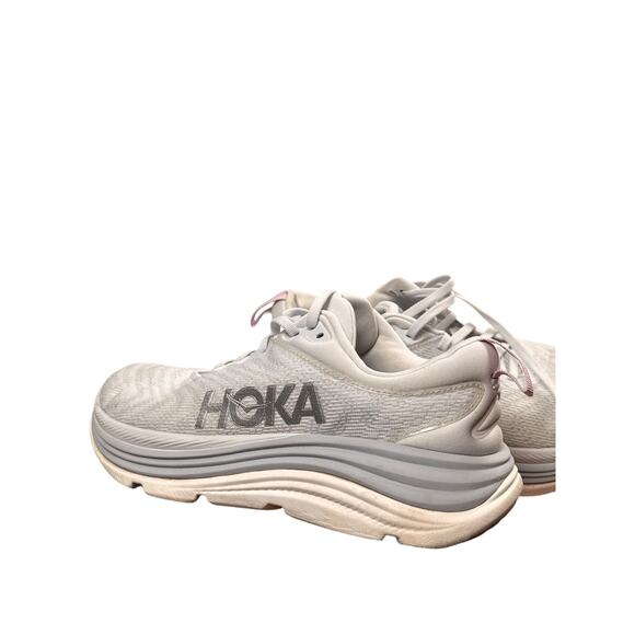 Hoka One One Gaviota 5 Women's Running SIZE 8B PINK & GRAY Shoes Stability Used! - Picture 1 of 16
